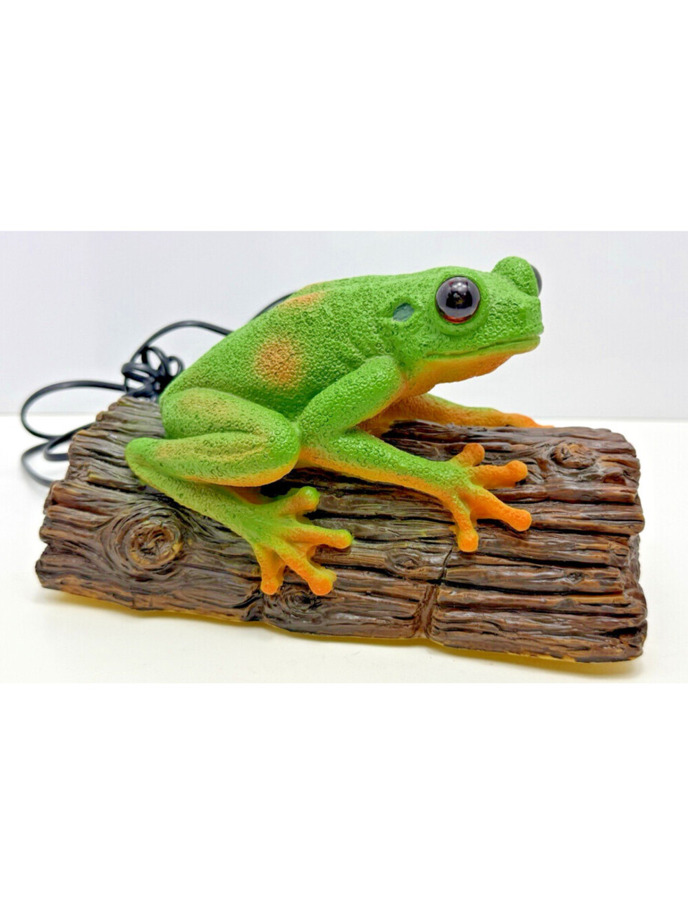 Vtg Green Tree Frog Phone Cute Novelty Telephone Land Line Corded Rainforest